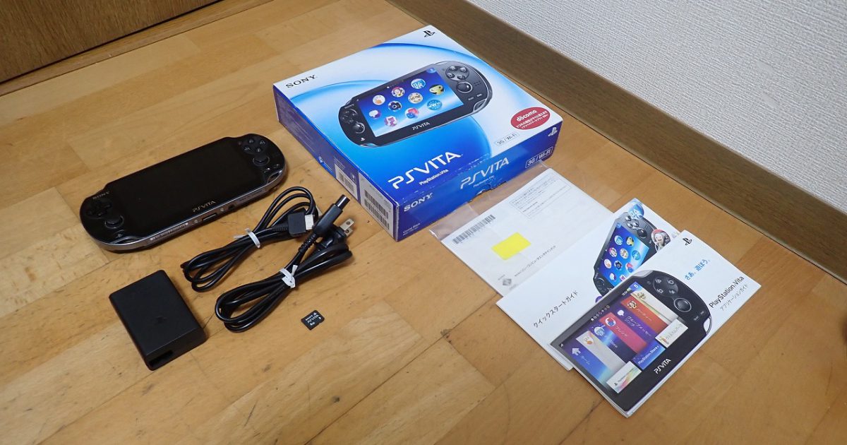 PlayStation VITA SONY PCH-1100 ソニー プレイステーション ヴィータ PSP Wi-Fi 充電器 PCH-ZAC1 黒 クリスタルブラック 本体