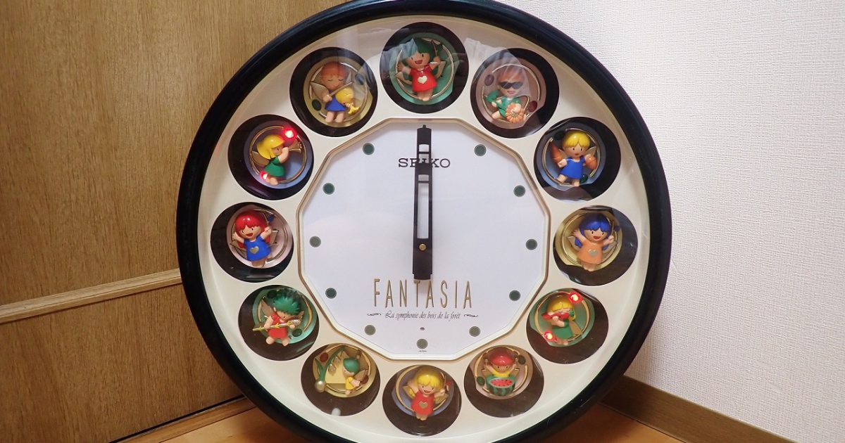 からくり時計 SEIKO FANTASIA RE540M セイコー ファンタジア 掛け時計 ヴィンテージ クロック クオーツ
