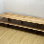 SEKI 関家具 TV BOARD RIDGELINE II テレビボード W1600×D400×H380mm テレビ台 オーク無垢材 ウォールナット無垢材