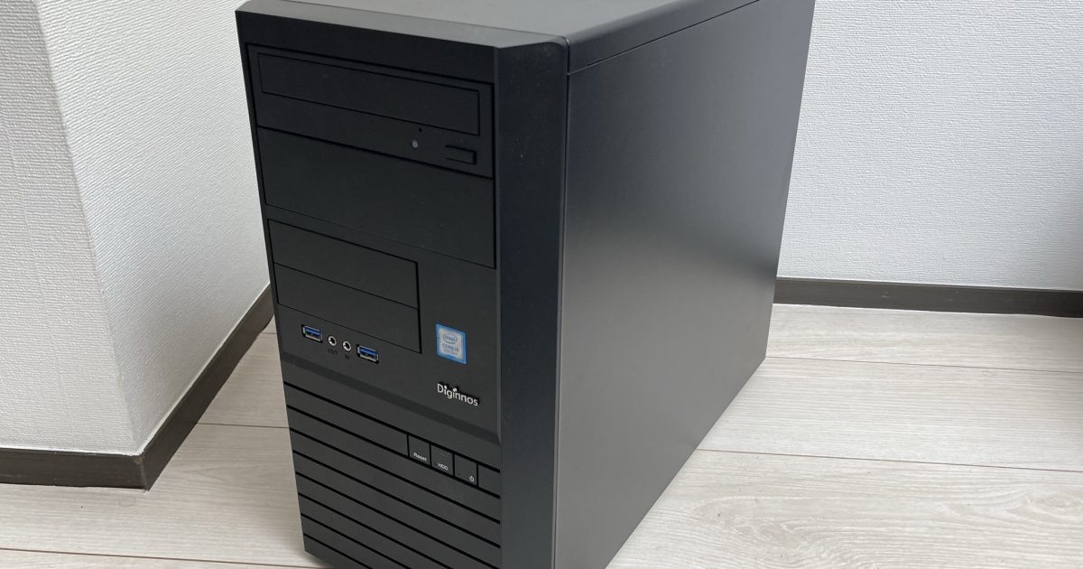 Diginnos デスクトップパソコン Windows10 Pro 64bit Core i5-8400 2.80GHz 2.81GHz メモリ8GB SSD240GB DVDドライブ