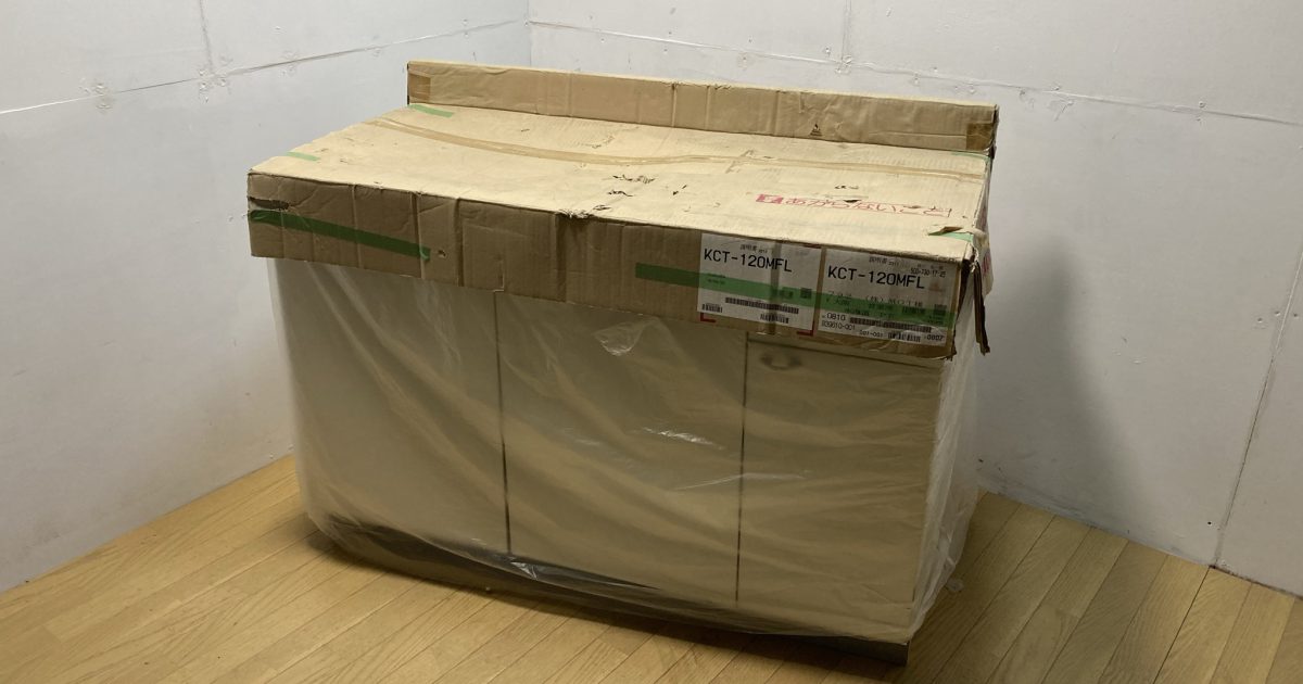 CLEAN UP クリナップ 120cm幅 キッチン台 流し台 KCT-120MFL 流し左タイプ 長期保管品