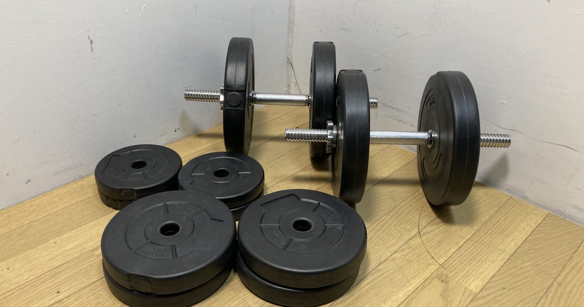 ダンベルセット 5kg×4枚 2.5kg×4枚 1.25kg×4枚 合計35kgセット