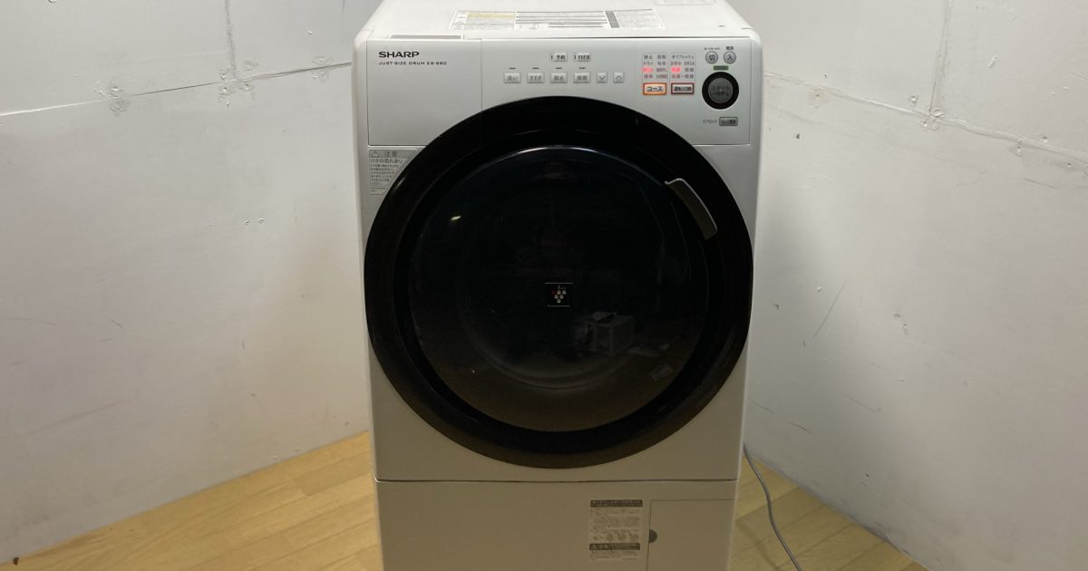 SHARP シャープ 6kgドラム式洗濯機 ES-S60-WL 2014年製