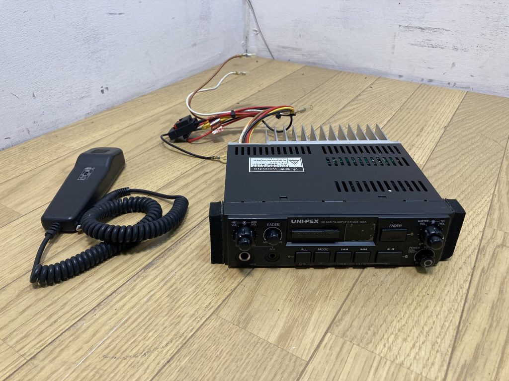 UNI-PEX ユニペックス SDレコーダー付車載アンプ 外部スピーカー