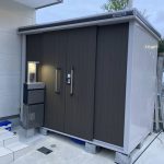 YODO ヨド物置 2連棟 LMD-2511 幅2564×奥行1162×高さ2121mm 約2.98m2 0.9坪タイプ