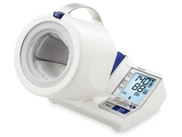 血圧計 OMRON HEM-1011 オムロン スポットアーム 上腕式 早朝高血圧 可動式腕帯 血圧手帳付き