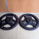 プレート iROTEC 10kg 22LBS 28mm 2枚 合計20kg アイロテック ダンベル バーベル アイアン