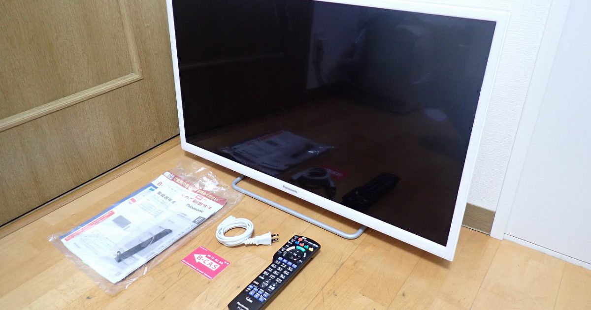 液晶テレビ Panasonic VIERA TH-32ES500-W パナソニック ビエラ ホワイト 白 TV Remote2 B-CAS リモコン N2QAYB001165