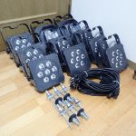 パーライト AMERICAN DJ FLAT PAR TRI7XS アメリカンディージェイ フラット LED 7灯 舞台照明 ステージライト 10台セット ケーブルあり