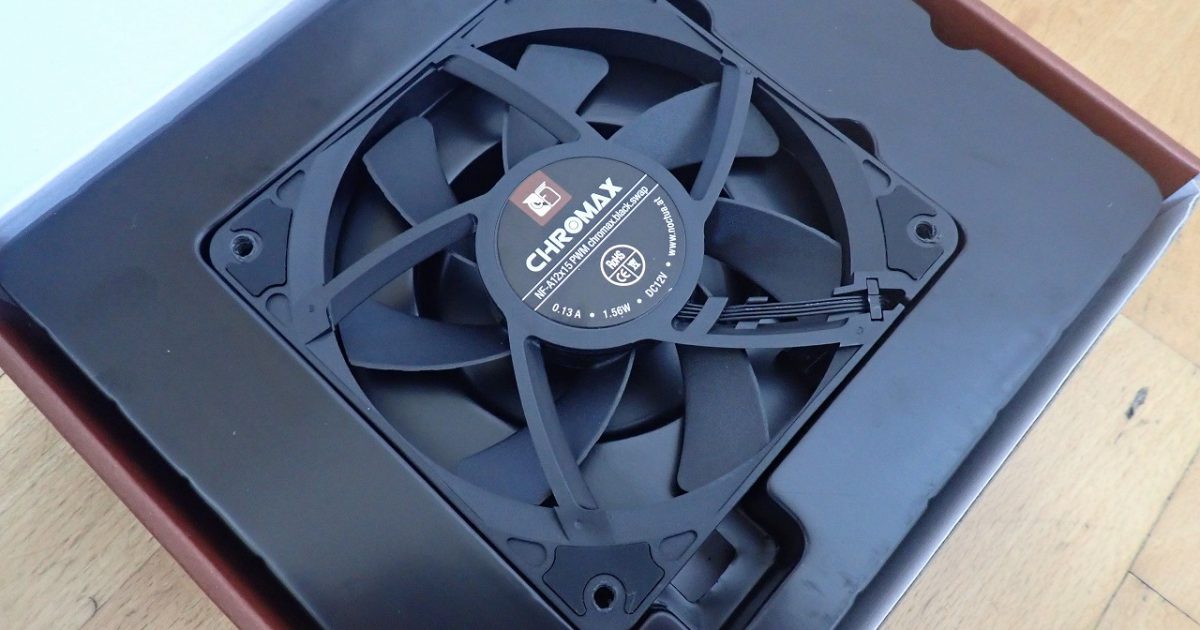 CPUクーラー Noctua NF-A12x15 PWM ノクチュア chromax.black.swap クロマックス ブラック スワップ 新品同様