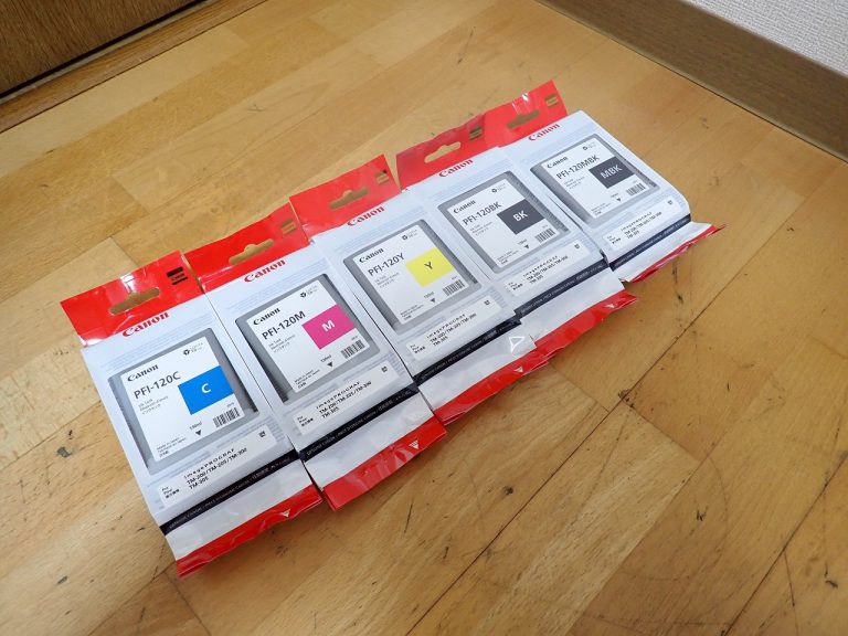純正 インク Canon PFI-120BK PFI-120MBK PFI-120C PFI-120M PFI-120Y 5色セット TM-200 TM-200MFP TM-205 TM-300 TM-300MFP TM-305