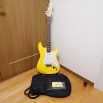 エレキギター PhotoGenic フォトジェニック ストラトキャスター ホワイト イエロー 白 黄 ソフトケース