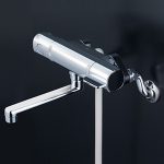 混合水栓 KVK FTB100KTK0 ケーブイケー 浴室用 壁付 サーモスタット シャワー ヘッド 蛇口