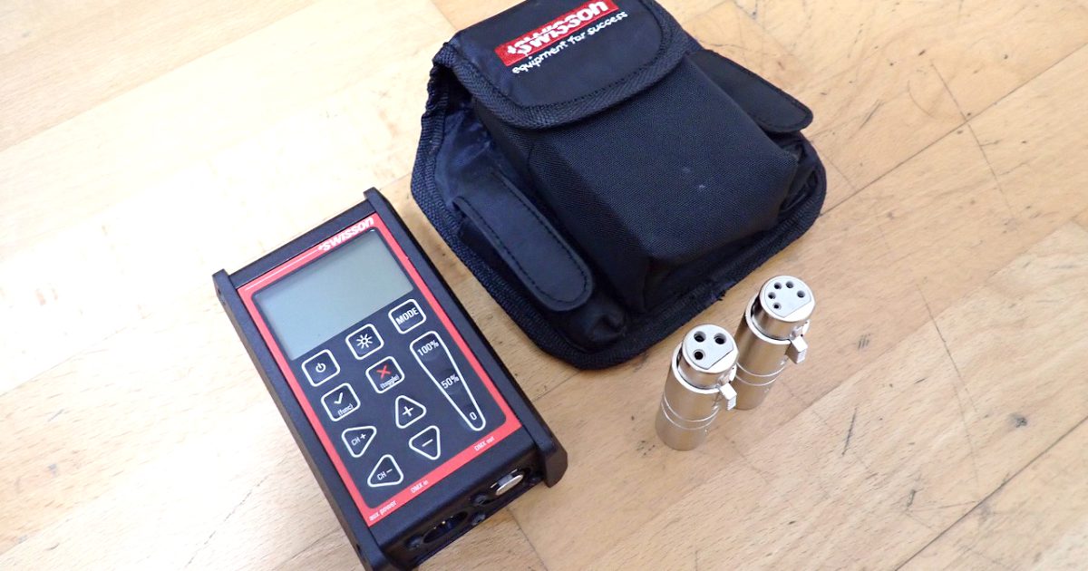 DMXテスター Swisson XMT-120A スウィッソン ビームテック Measurement Tool Tester 舞台照明 建築現場 調光卓 シーンセッター