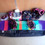 スノーボード MODERN AMUSEMENT 板 137cm ROSSIGNOL ブーツ 22cm SiROP ウェア M S Rhea ゴーグル BURTON ケース レディース