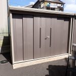 物置 TAKUBO ND-2915 タクボ ミスターストックマン 幅 2900 奥行 1590 高さ 2110 1.4坪 4枚扉 ブラウン