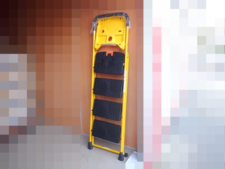 野沢産業  脚立 はしご 梯子 踏み台 ステップ 足場 折りたたみ 折り畳み トレー付き 折りたたみ脚立 4段