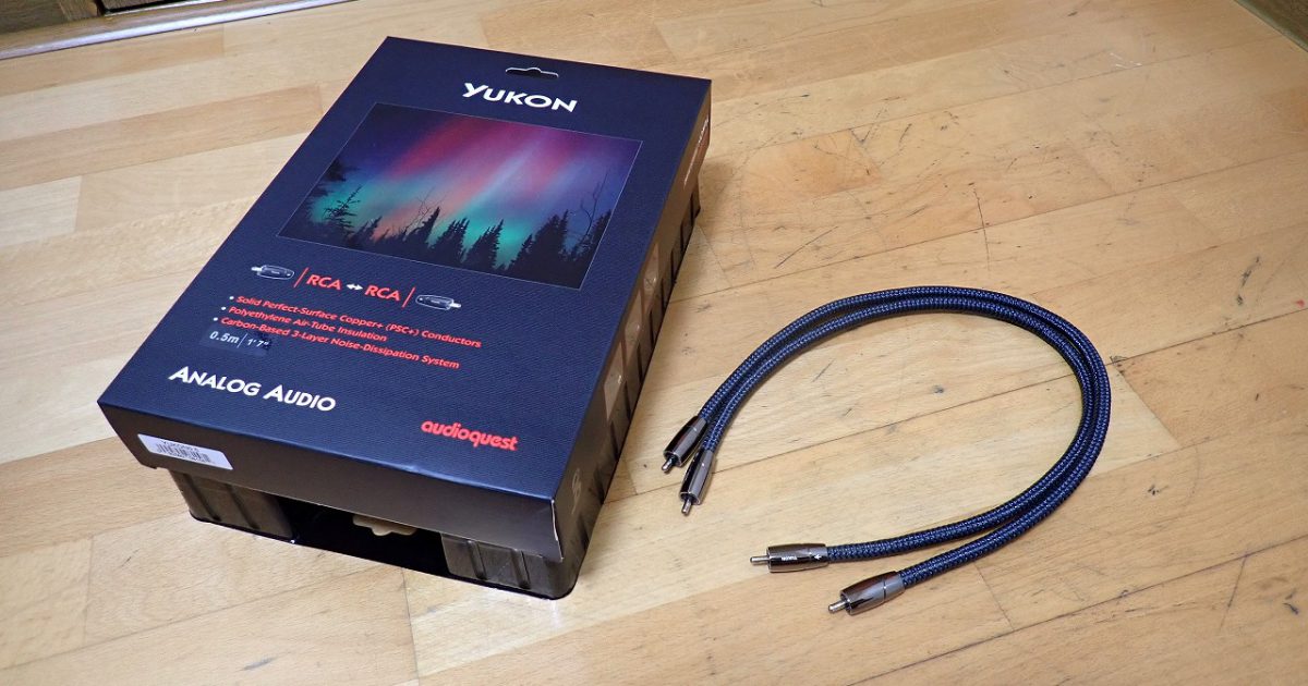 RCAケーブル AudioQuest YUKON 0.5m RCA オーディオクエスト ユーコン 50cm ANALOG AUDIO アナログ オーディオ