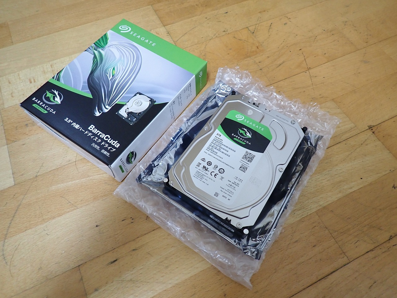 Seagate Guardian Barracudaシリーズ 3.5インチ内蔵HDD 8TB SATA6.0Gb