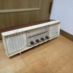 ラジオ National BX-420 ナショナル 真空管 5球 2バンド ルームラジオ 2スピーカー 松下