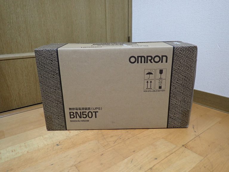 UPS OMRON BN50T オムロン 無停電電源装置 据置型 500VA 450W 出力6個 ラインインタラクティブ 50/60 Hz