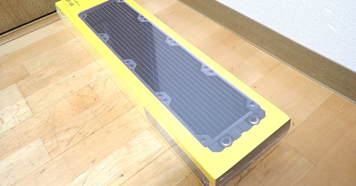 水冷ラジエーター Corsair HYDRO X SERIES コルセア ハイドロ 480mm ウォーター冷却 プレミアム銅構造 高品質ポリウレタン