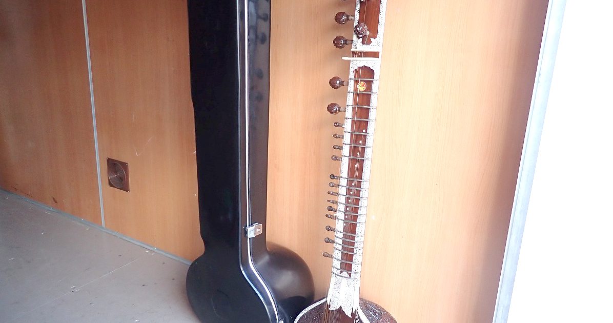 シタール Kartar Music House DELHI-110006 INDIA sitar カーターミュージックハウス ハードケース インド 民族楽器