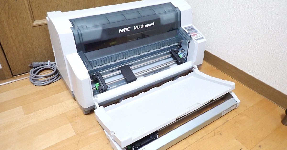 ドットインパクトプリンタ NEC MultiImpact PR-D700XEN リアトラクタフィーダ PR-D700XE-03 パラレル LAN ネットワーク