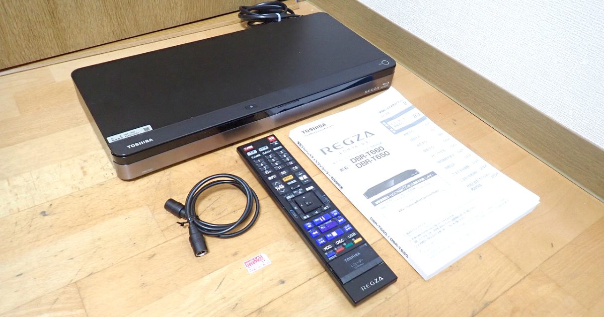 TOSHIBA REGZA レグザブルーレイ レコーダー DBR-T660-