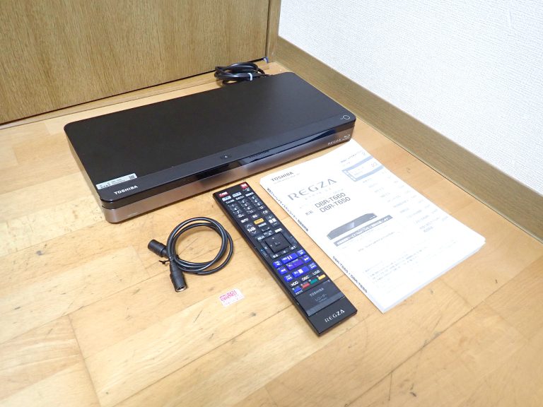ブルーレイディスクレコーダー TOSHIBA REGZA DBR-T660 東芝 レグザ 2TB HDD B-CAS リモコン SE-R0463 説明書