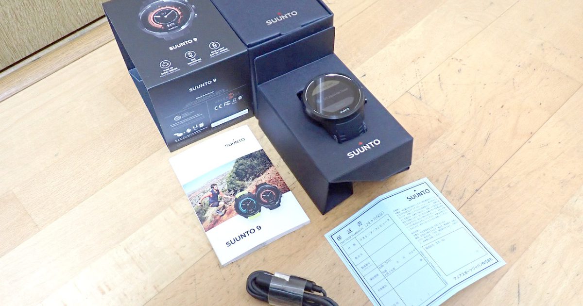 スマートウォッチ SUUNTO 9 SS050019000 GEN1 BARO BLACK スント 腕時計 GPS バロメーター 100m防水 長時間バッテリー