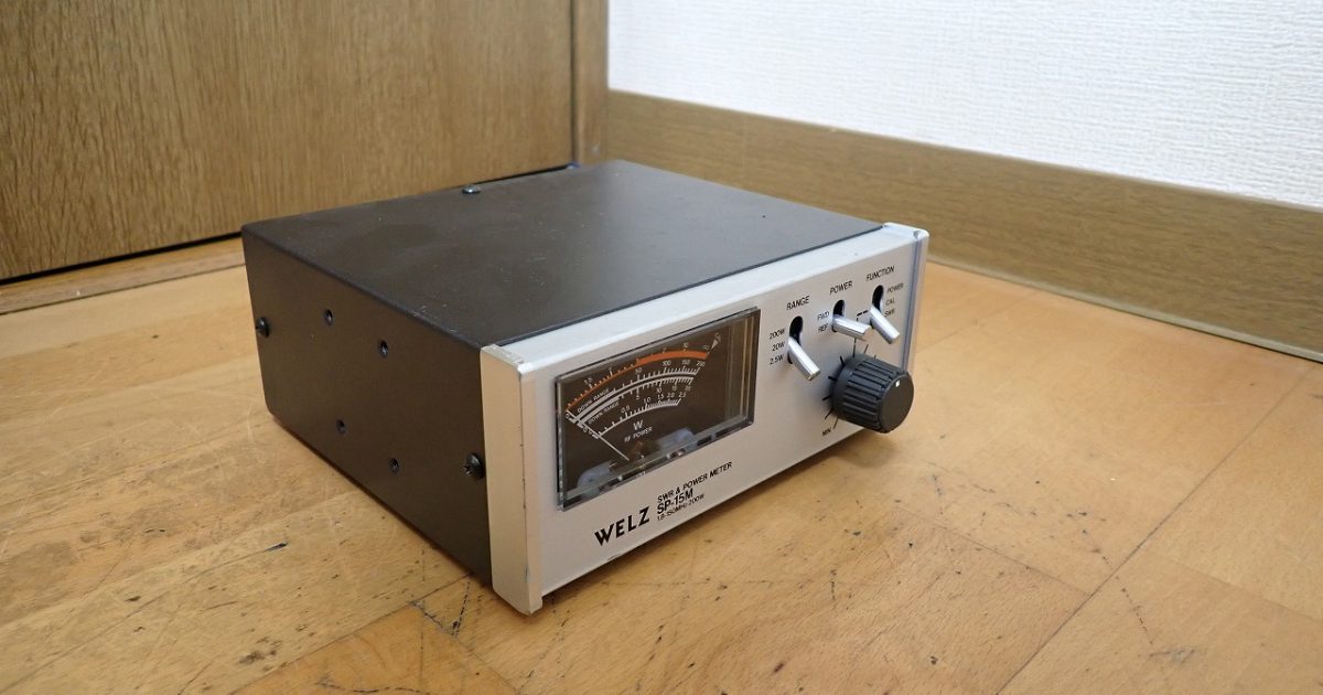 パワーメーター WELZ SP-15M SWR POWER METER ベルツ 1.8-150MHz 200W 50Ω