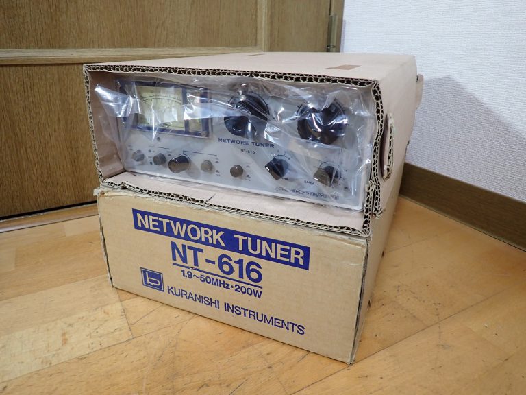 ネットワークチューナー KURANISHI NT-616 NETWORK TUNER クラニシ 1.8-50MHz MAX200W DC13.8V 無線機 CB無線