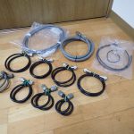 ケーブル FUJIKURA 5D-2W MP-MP フジクラ 同軸 モービル 藤倉 無線機 12本セット