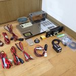 NASA ケーブル セット 72GX-? II 2 フロントパネル 銀 ナサ シルバー つまみ 配線 パーツ CB無線