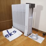 オイルヒーター eureks RFX12EH ユーレックス ラジエター式 電気ストーブ 10畳 1500W
