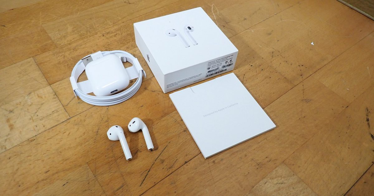 AirPods Apple MMEF2J/A アップル エアポッツ Bluetooth ワイヤレス イヤホン ヘッドホン A1523 A1722 A1602