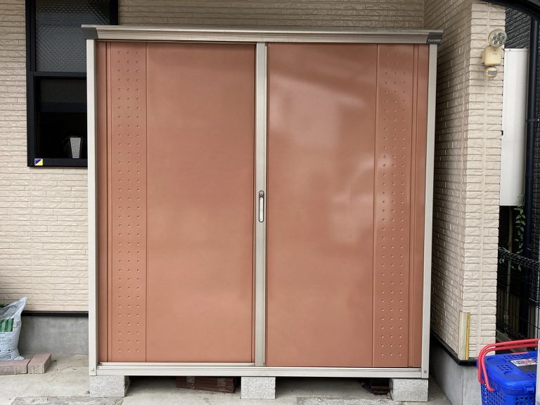 物置 タクボ グランプレステージ GP-196 TAKUBO W1920×H1940×D750mm スチール オレンジ