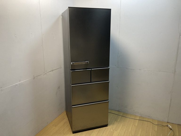 HITACHI 日立 415L AQUA 家庭用冷凍冷蔵庫 AQR-SV42H 自動製氷機能付き 2019年製