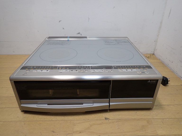 MITSUBISHI 三菱 IHクッキングヒーター CS-G29CS コンロ 2口 据え置き型 200V ガラストップ