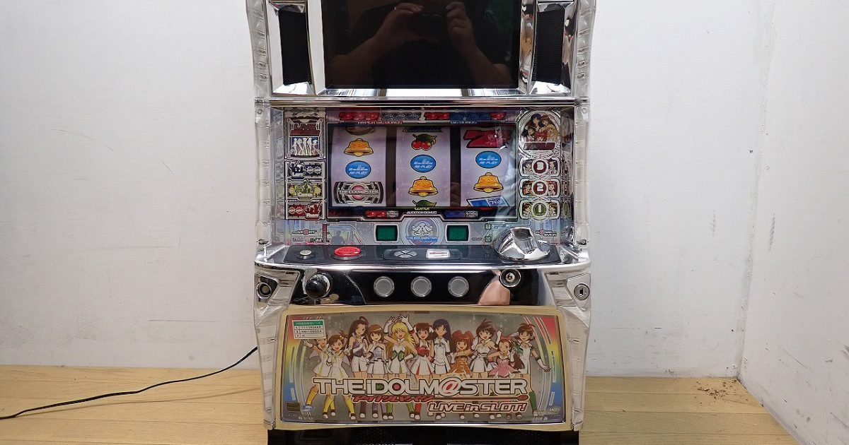 Sammy サミー パチスロ実機 アイドルマスターライブインスロット スロット コイン不要機 無段階ボリューム 100V