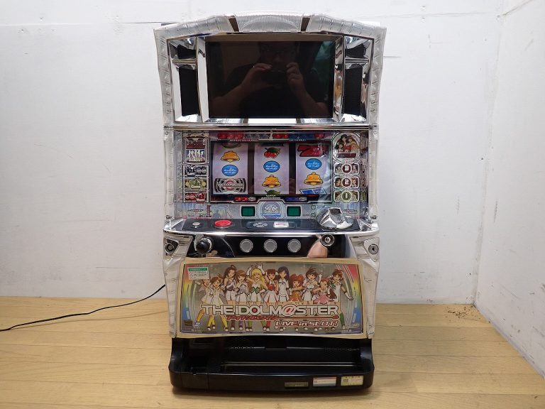 Sammy サミー パチスロ実機 アイドルマスターライブインスロット スロット コイン不要機 無段階ボリューム 100V
