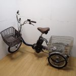 車体美品 Panasonic パナソニック 電動アシスト自転車 BE-ELR832V 18インチ 3輪車 譲渡証明