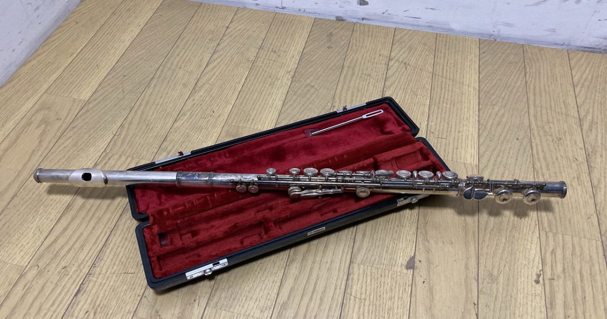 YAMAHA ヤマハ フルート YFL-311 管楽器 SILVER刻印有 オフセット カバード