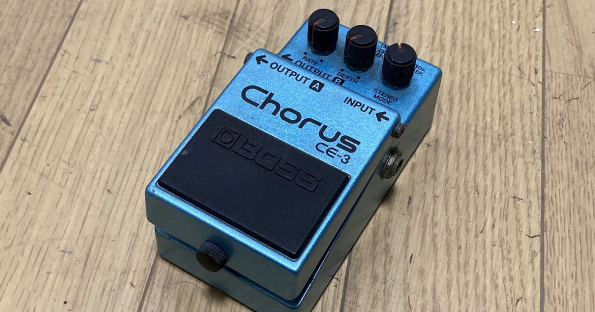 BOSS ボス コンパクトエフェクター コーラス Chorus CE-3 当時物 ビンテージ