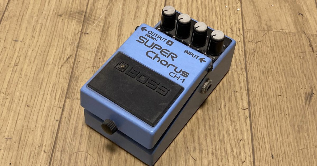 BOSS ボス コンパクトエフェクター SUPER Chorus スーパーコーラス CH-1 1995年製造