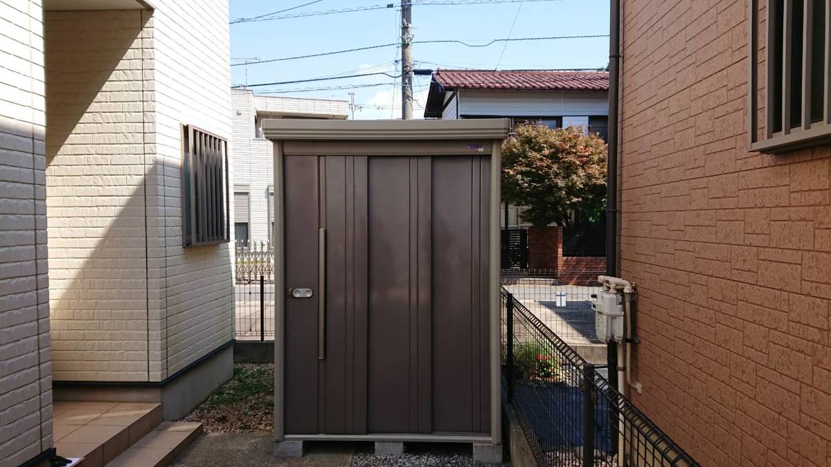 物置 TAKUBO ND-1522YB タクボ ミスターストックマン カーボンブラウン