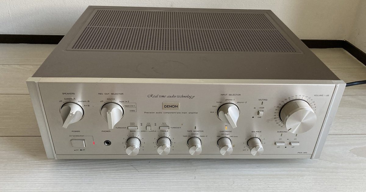 DENON デノン プリメインアンプ PMA-960 入力感度150mV インピーダンス47kΩ