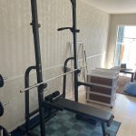 iROTEC アイロテック WASAI ワサイ ハーフラック ベンチセット プレート85kg シャフト ダンベル 分解済み
