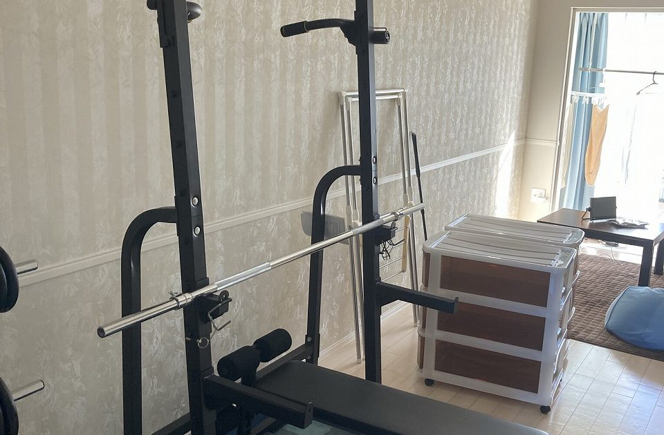 iROTEC アイロテック WASAI ワサイ ハーフラック ベンチセット プレート85kg シャフト ダンベル 分解済み